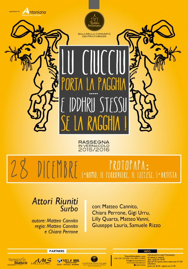 Protopapa: L&rsquo;uomo, il ferroviere, il Leccese, l&rsquo;Artista
